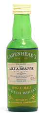 Cadenhead's miniature allt a bhainne