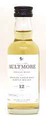 Aultmore whisky miniature collection