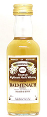 Balmenach whisky miniature collection