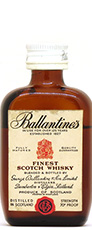 Ballantines whisky miniature