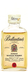 Ballantines whisky miniature