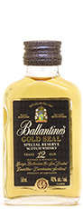 Ballantines whisky miniature