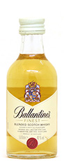Ballantines whisky miniature