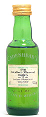 Cadenhead's miniature glenlivet