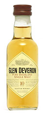 Glen Deveron whisky miniature collection